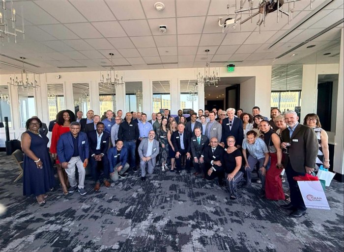 Dallas Business Club group reception
